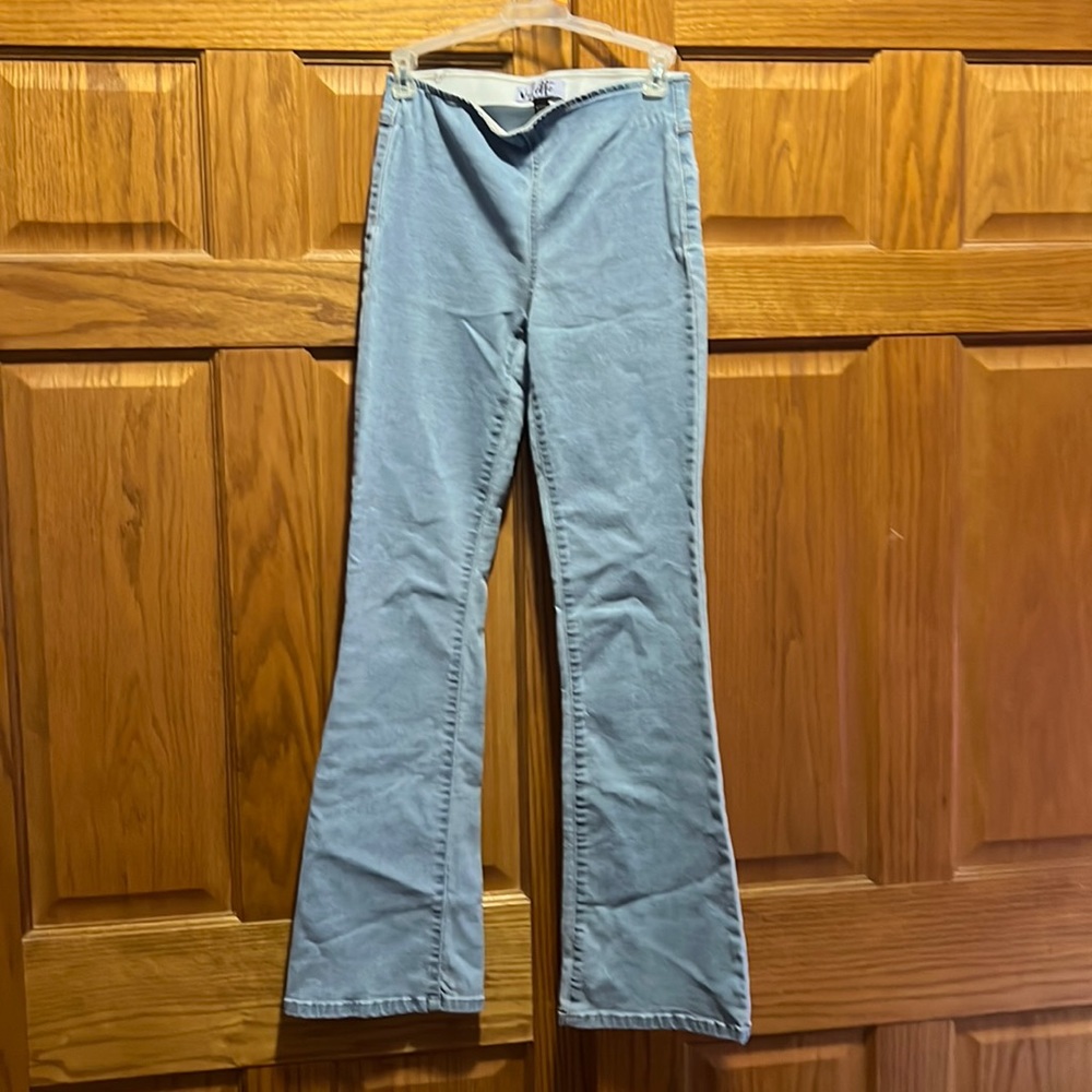 Jeans light blue stretch material 5/27 W 32 inseam